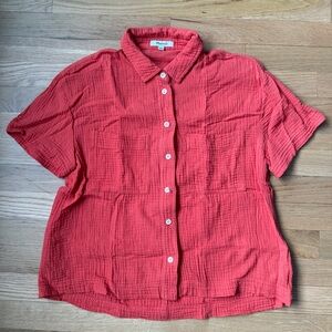 Madewell Lightspun Beachside Shirt Size XS